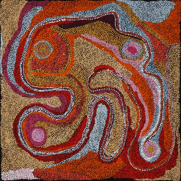 Tiger Palpatja - 'Wanampi Tjukurpa' - Aboriginal Art | Outstation